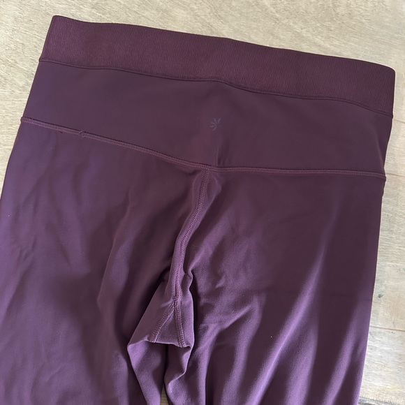 Athleta Aura Split Hem Pant - burgundy Medium Petite - Picture 5 of 5